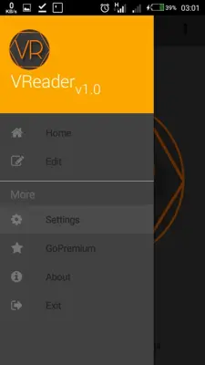 VReader android App screenshot 2